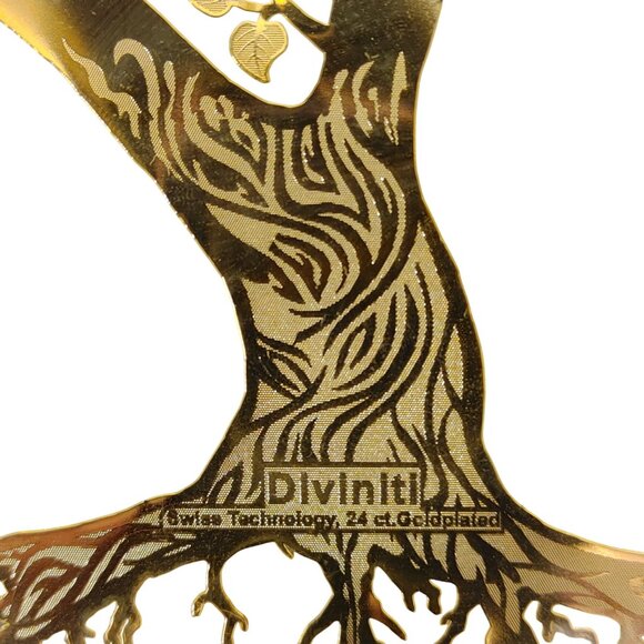 Diviniti 24K GP Tree of Life Framed Art Intricate Red Gold Border 3D Design - Picture 7 of 9